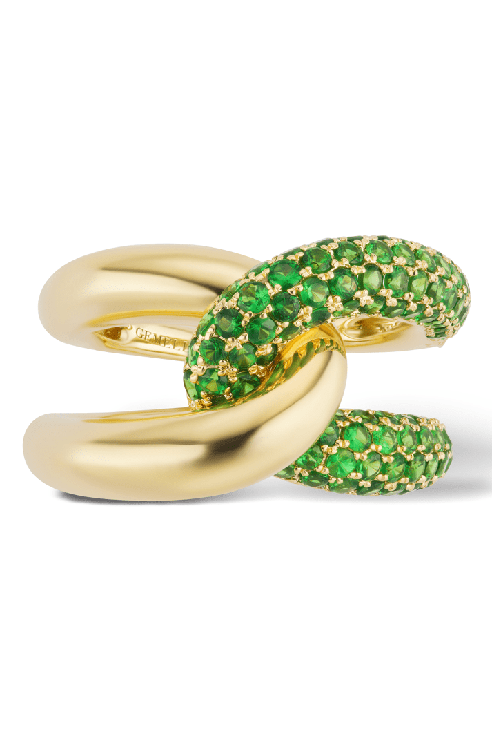 GEMELLA JEWELS-Yellow Gold Intertwin Ring-YELLOW GOLD