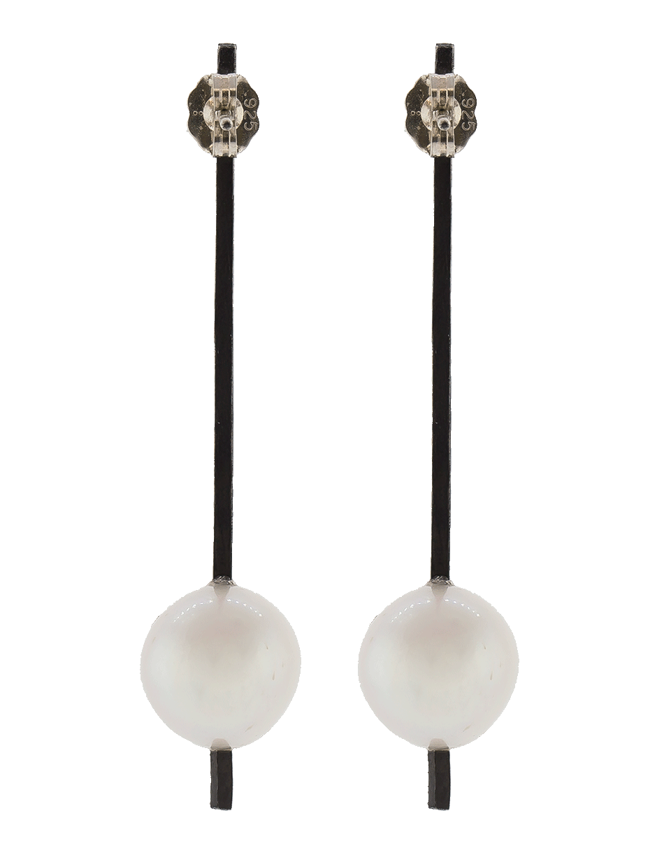 GEMFIELDS X MUSE-Pearl Earrings-SILVER