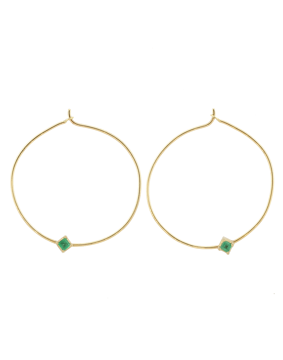GEMFIELDS X MUSE-Nomad Berber Hoops Earrings-YELLOW GOLD