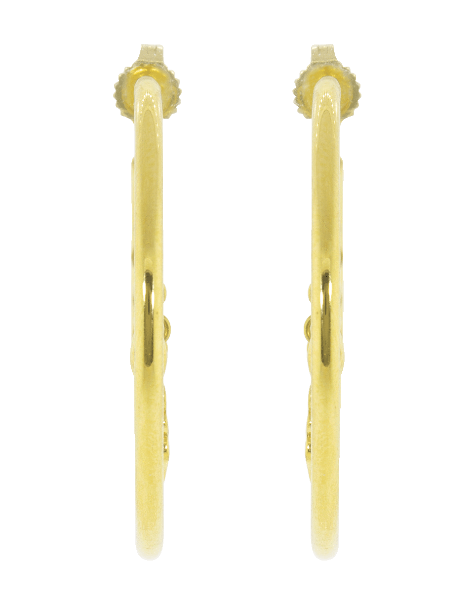 GEMFIELDS X MUSE-Ruby Lantern Earrings-YELLOW GOLD