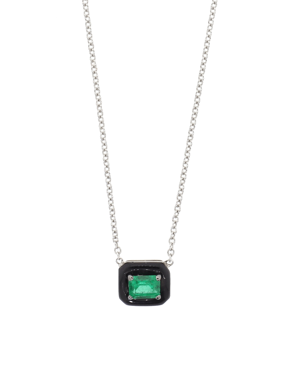 GEMFIELDS X MUSE-Nikos Koulis Oui Pendant Necklace-WHITE GOLD