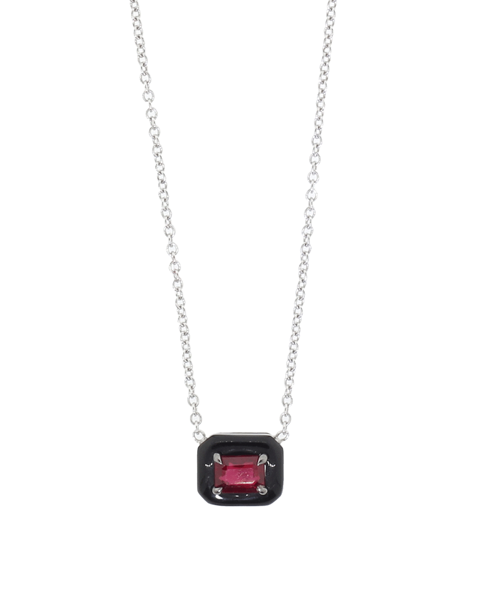 GEMFIELDS X MUSE-Nikos Koulis Oui Pendant Necklace-WHITE GOLD