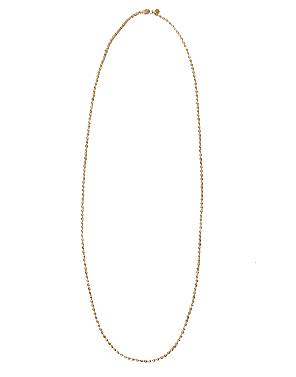 GEMFIELDS X MUSE-Buddha Mama Disco Ball Necklace-YELLOW GOLD