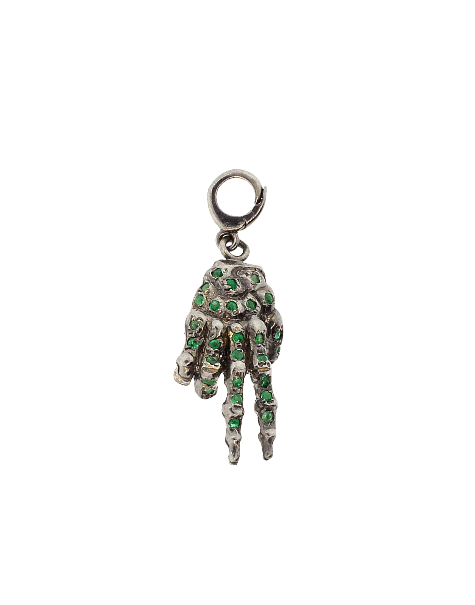 GEMFIELDS X MUSE-Luis Morais Bone Pendant-BLACK GOLD