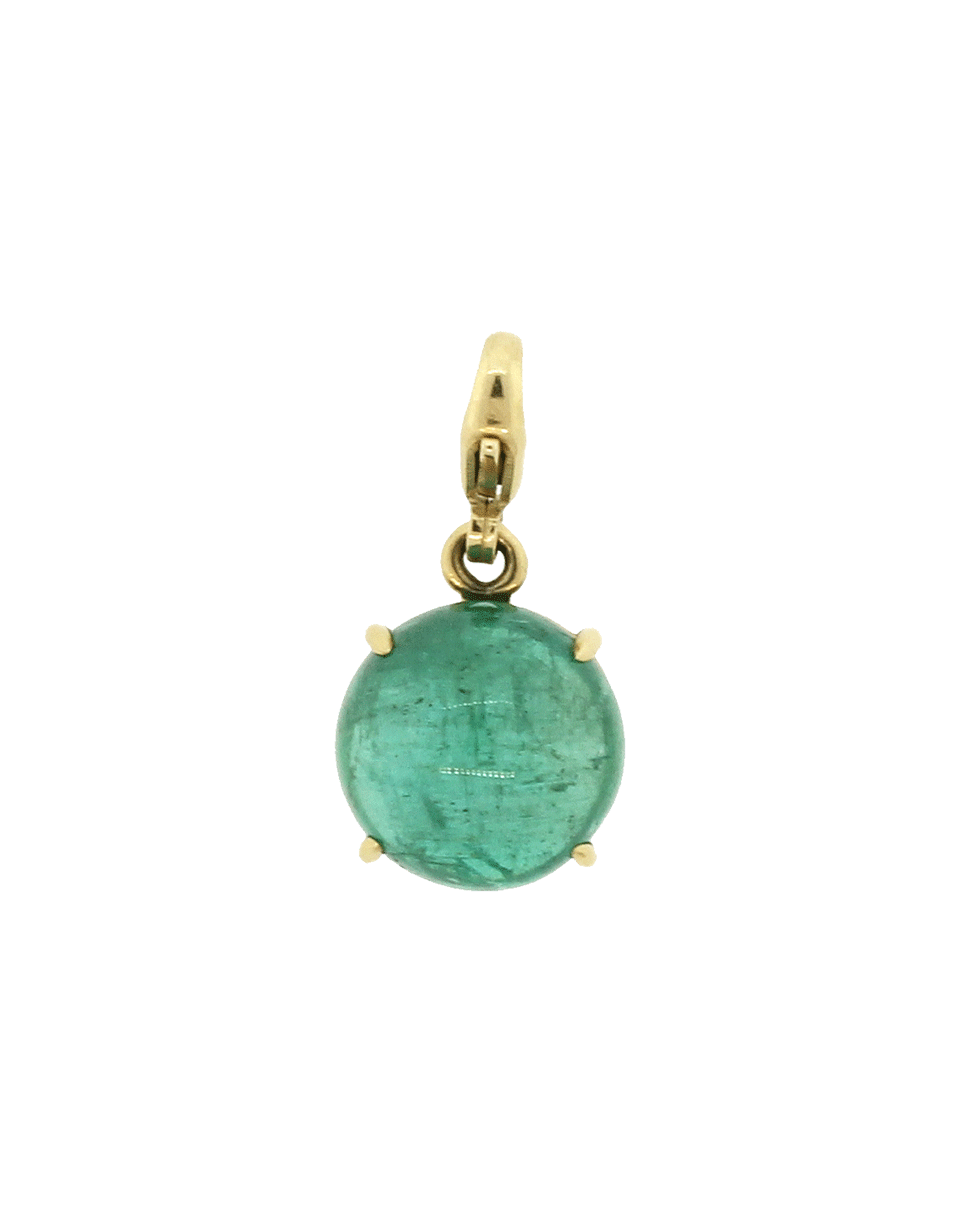 GEMFIELDS X MUSE-Gemfields x Muse Cabochon Charm-YELLOW GOLD