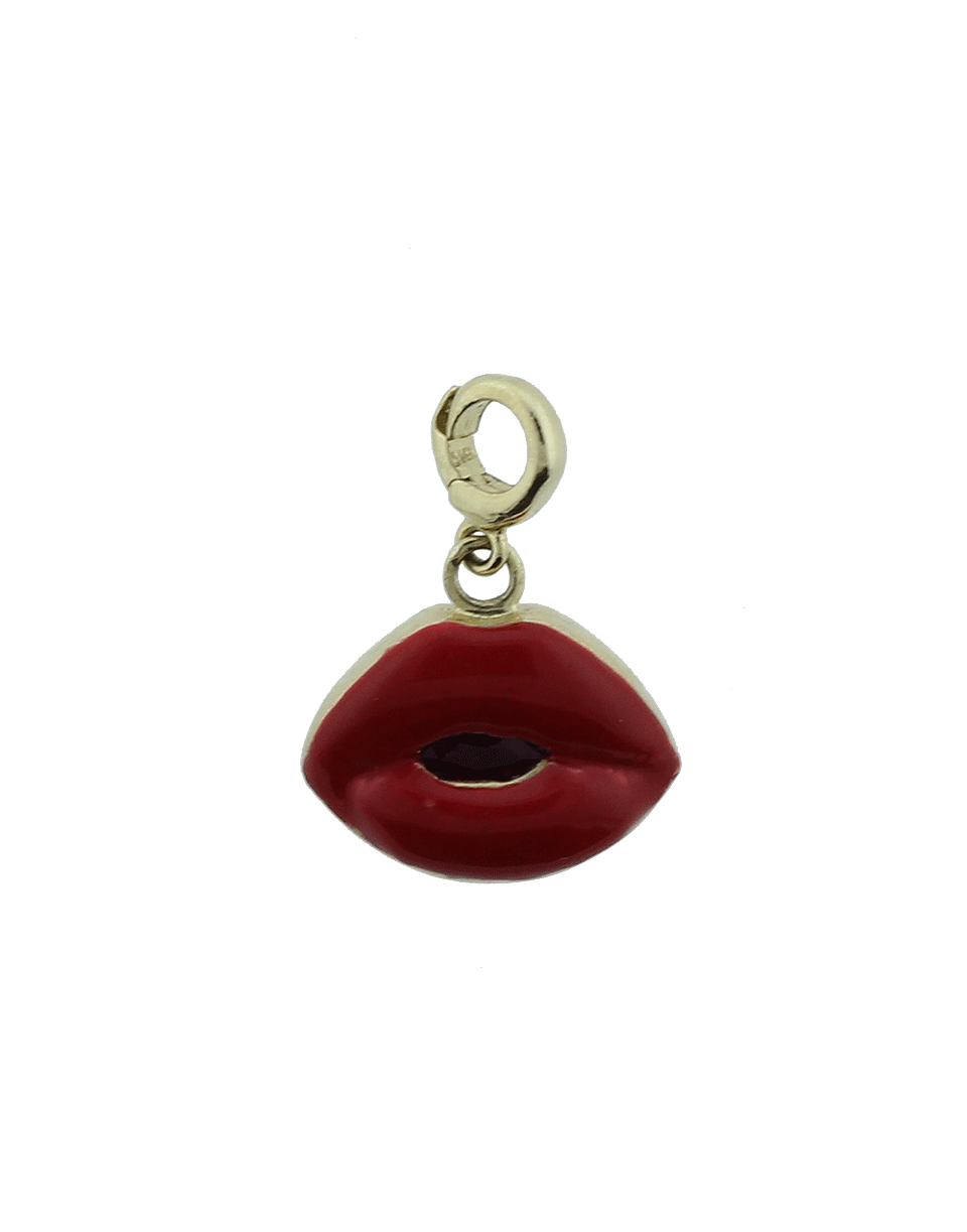 GEMFIELDS X MUSE-Luis Morais Lips Charm-YELLOW GOLD