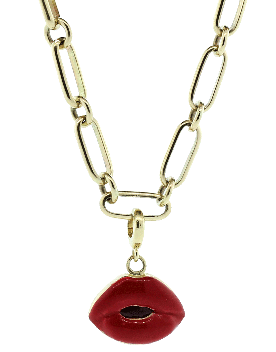 GEMFIELDS X MUSE-Luis Morais Lips Charm-YELLOW GOLD