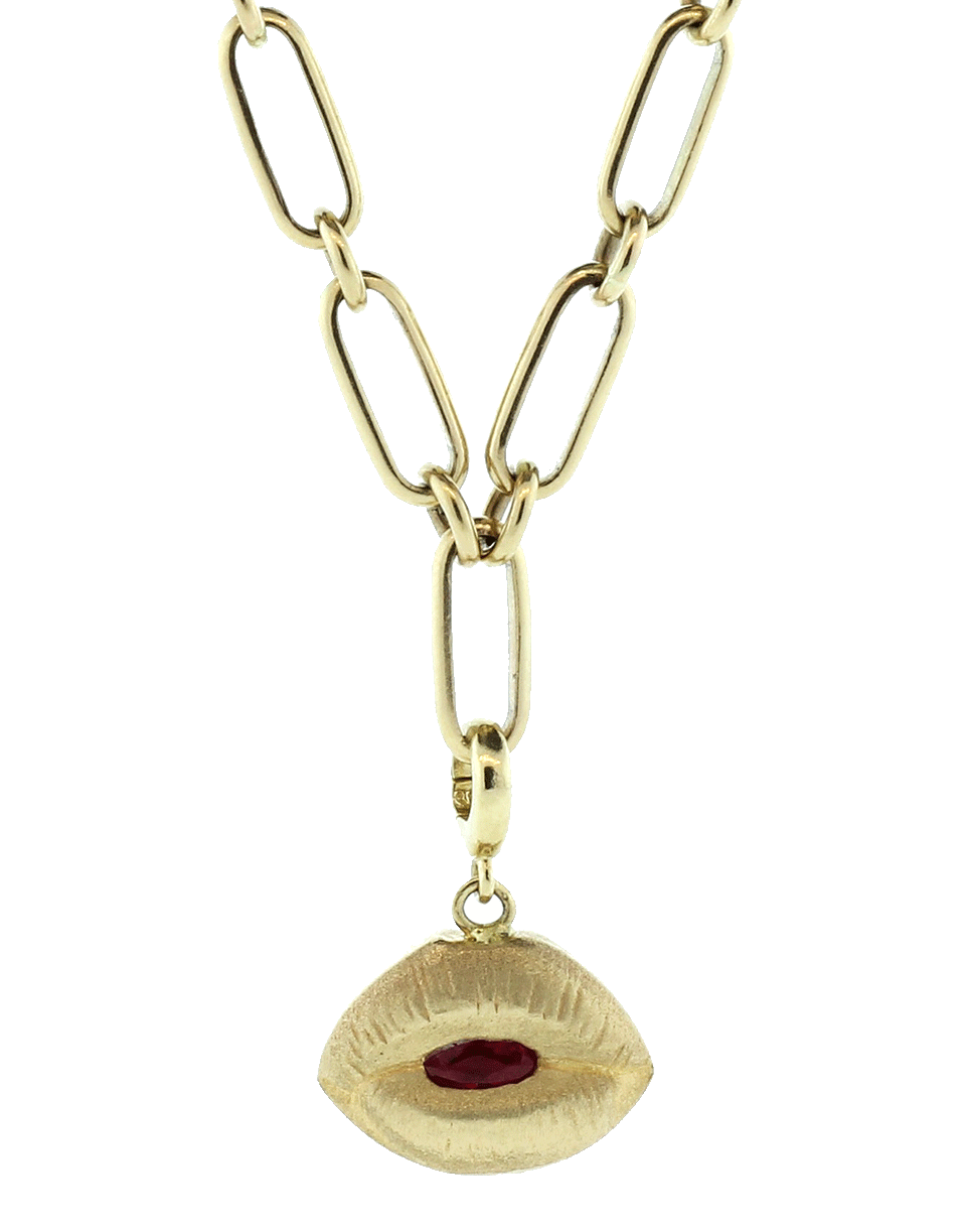 GEMFIELDS X MUSE-Luis Morais Lips Charm-YELLOW GOLD