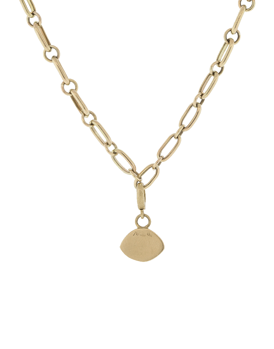 GEMFIELDS X MUSE-Small Ruby Lip Pendant-YELLOW GOLD