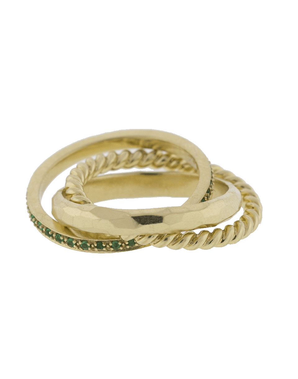 GEMFIELDS X MUSE-Rolling Ring-YELLOW GOLD