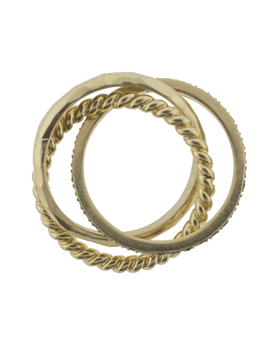 GEMFIELDS X MUSE-Rolling Ring-YELLOW GOLD