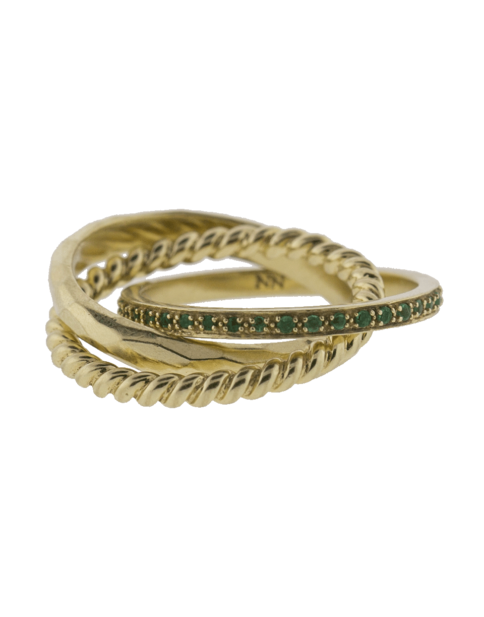GEMFIELDS X MUSE-Rolling Ring-YELLOW GOLD