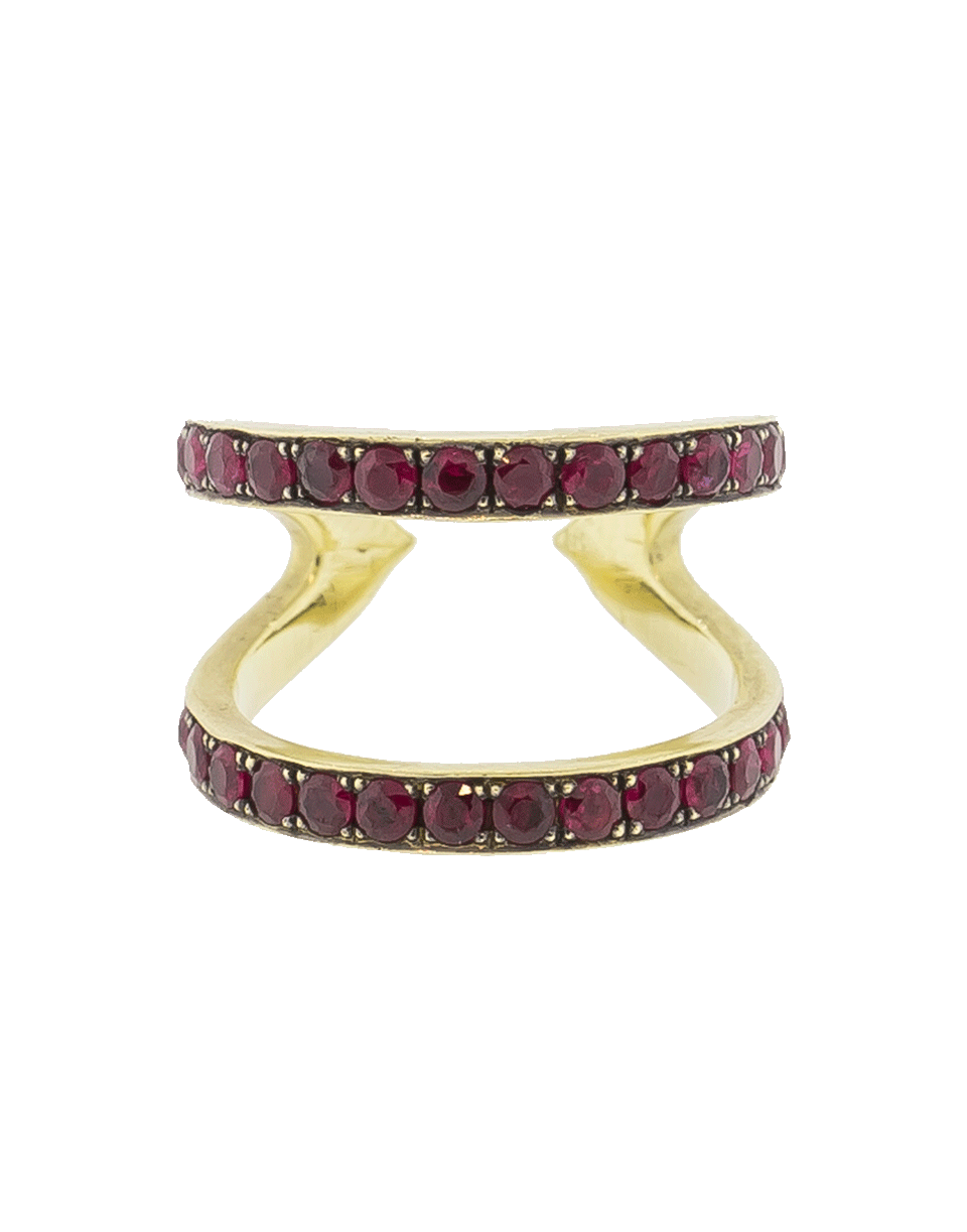 GEMFIELDS X MUSE-Ruby Wonder Woman Ring-YELLOW GOLD