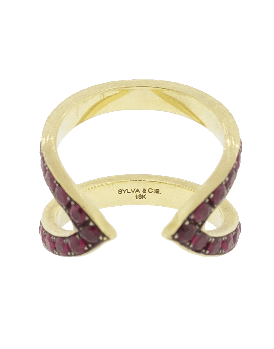 GEMFIELDS X MUSE-Ruby Wonder Woman Ring-YELLOW GOLD