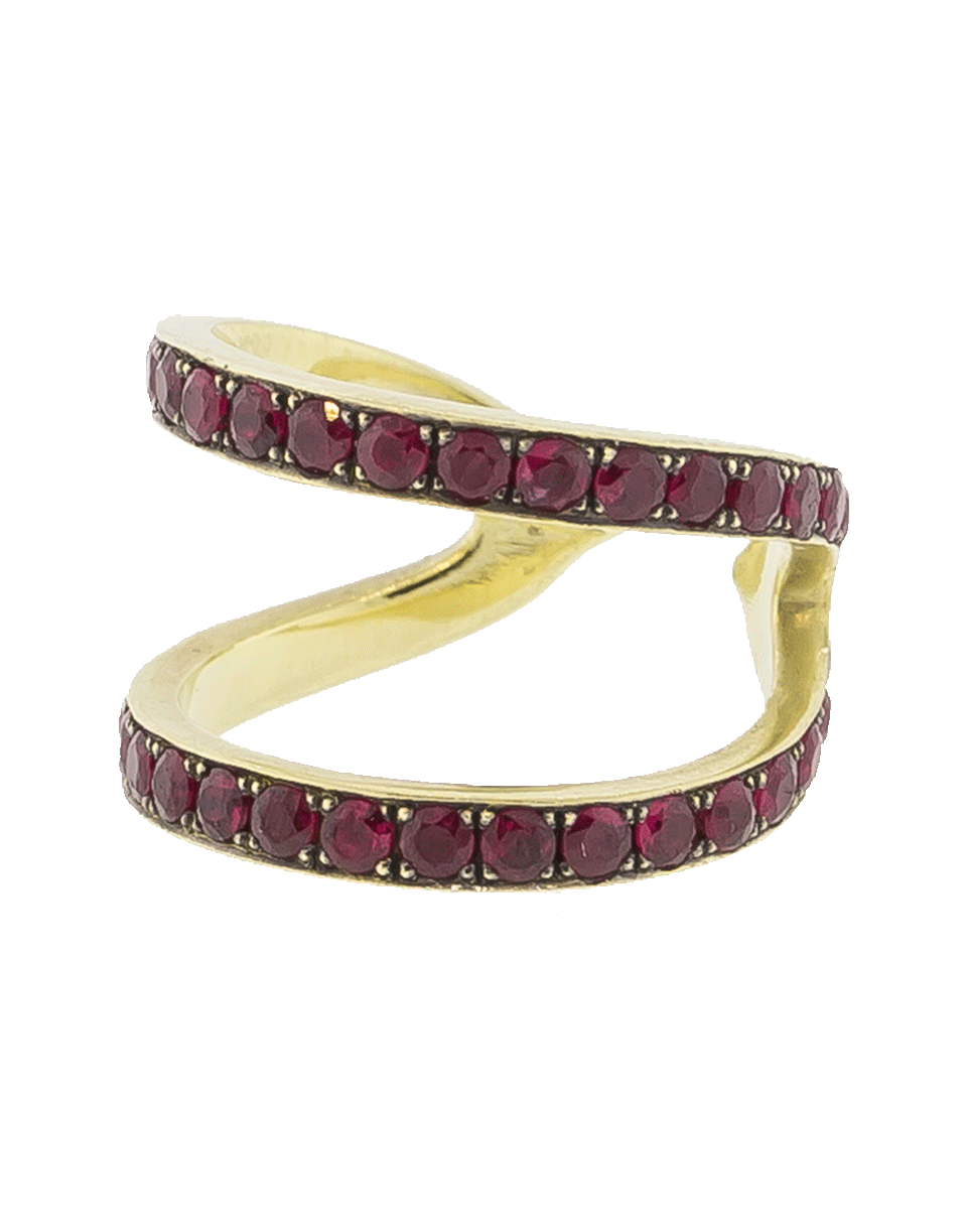 GEMFIELDS X MUSE-Ruby Wonder Woman Ring-YELLOW GOLD