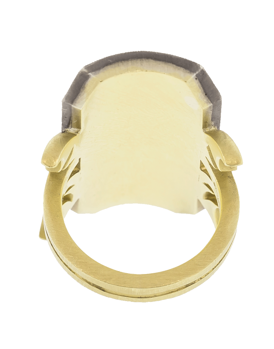 GEMFIELDS X MUSE-Ten Table Ruby Ring-YELLOW GOLD
