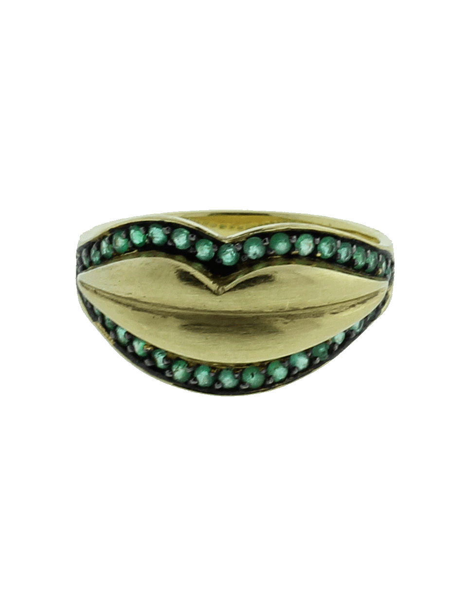 GEMFIELDS X MUSE-Lips Ring-YELLOW GOLD