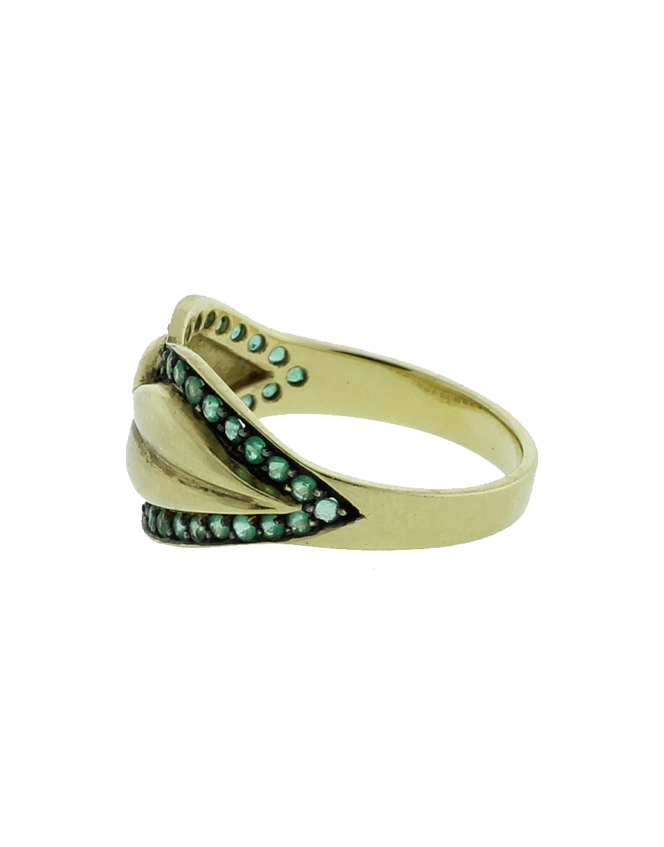 GEMFIELDS X MUSE-Lips Ring-YELLOW GOLD