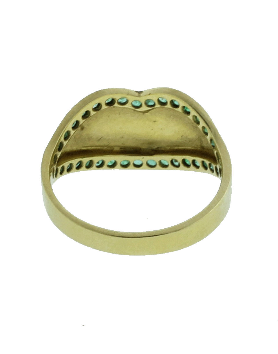 GEMFIELDS X MUSE-Lips Ring-YELLOW GOLD