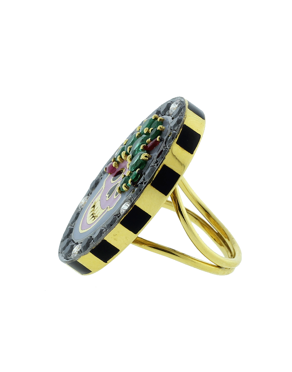 GEMFIELDS X MUSE-Skull Ring-YELLOW GOLD