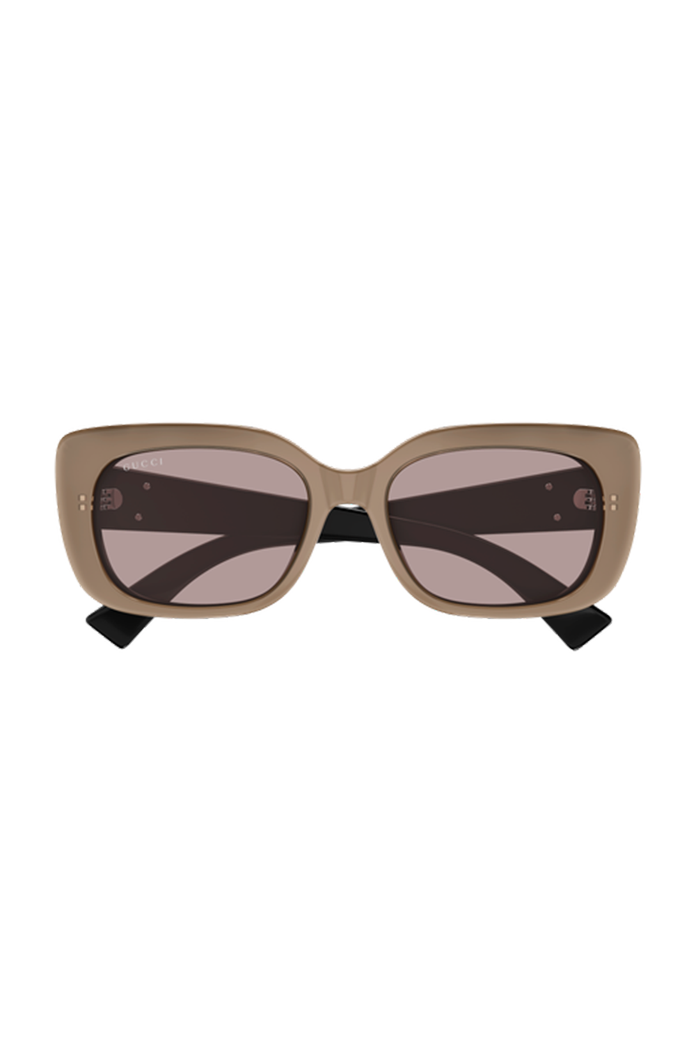 GG Square Sunglasses-BROWN-ACCESSORIESUNGLASSES-GUCCI