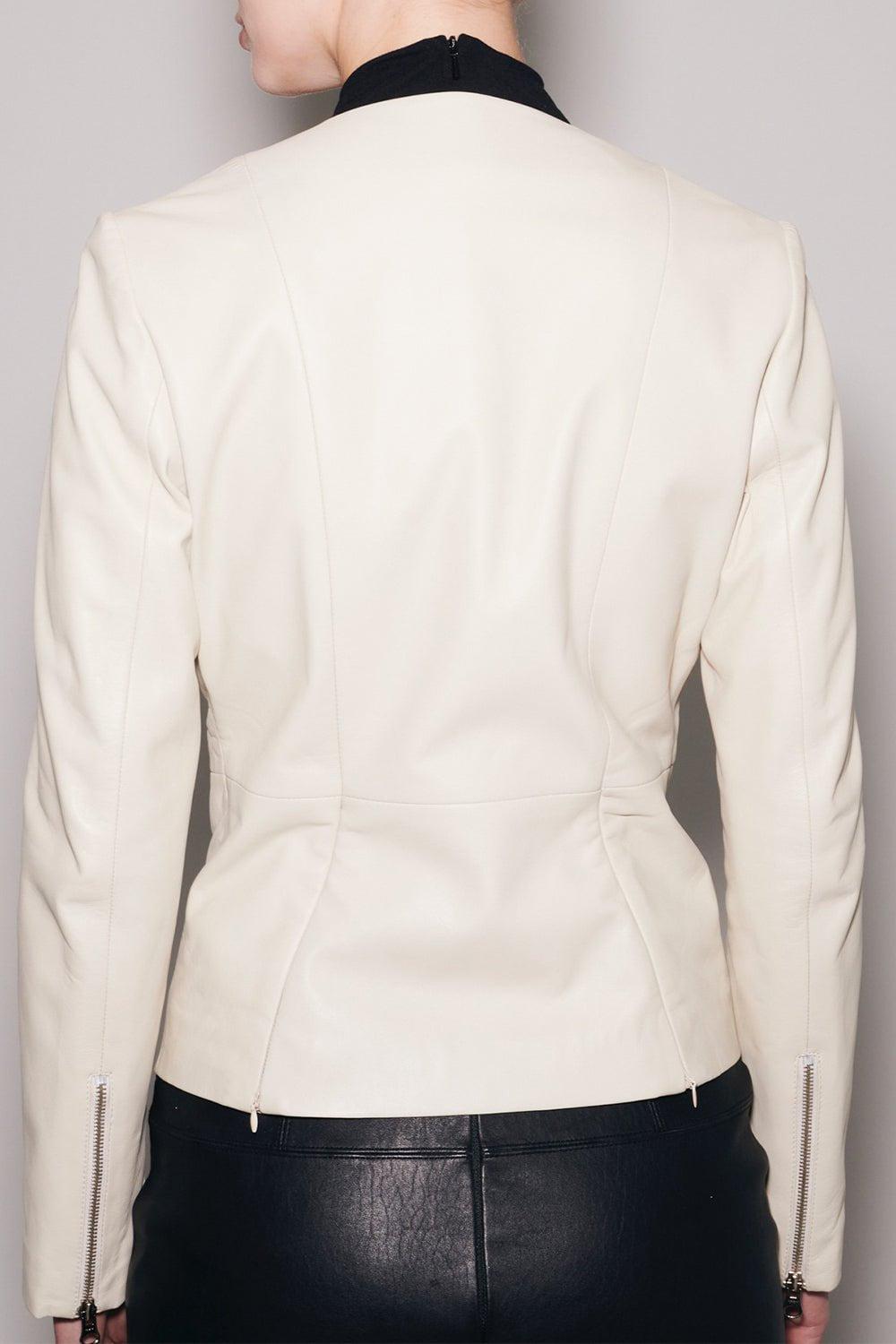 GIACCA LUSSO-Blair Jacket - Off White-