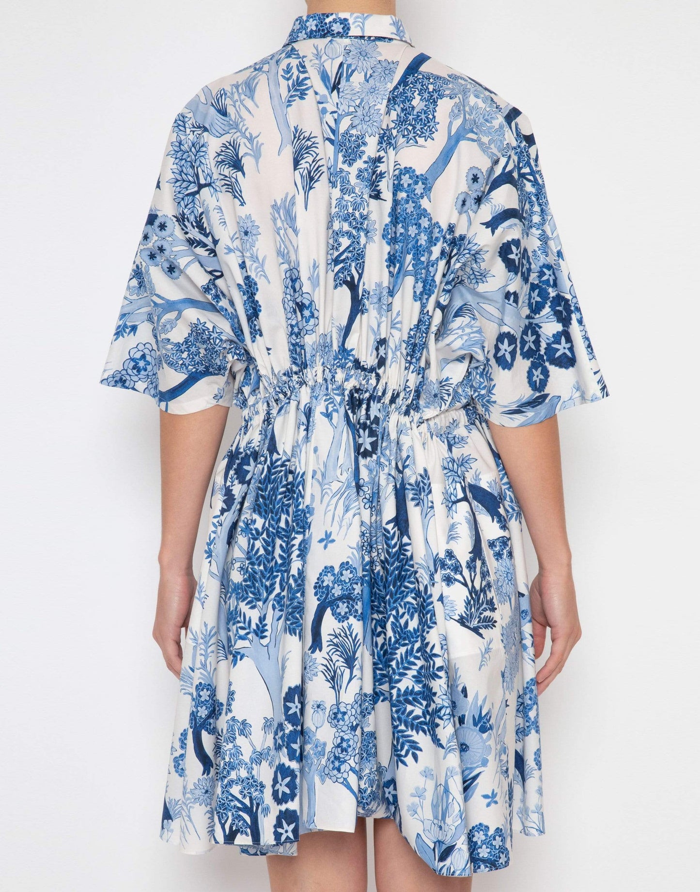 GIAMBATTISTA VALLI-Floral Sleeveless Mini Dress-BEIGROSE