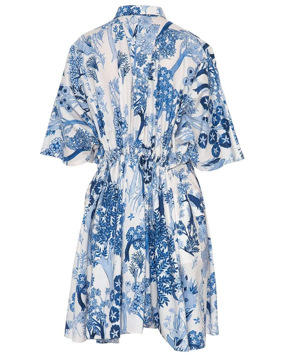 GIAMBATTISTA VALLI-Floral Sleeveless Mini Dress-BEIGROSE
