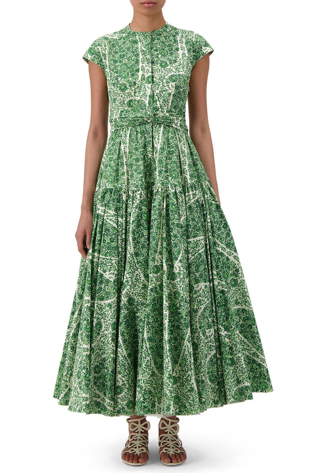 GIAMBATTISTA VALLI-Printed Poplin Dress-