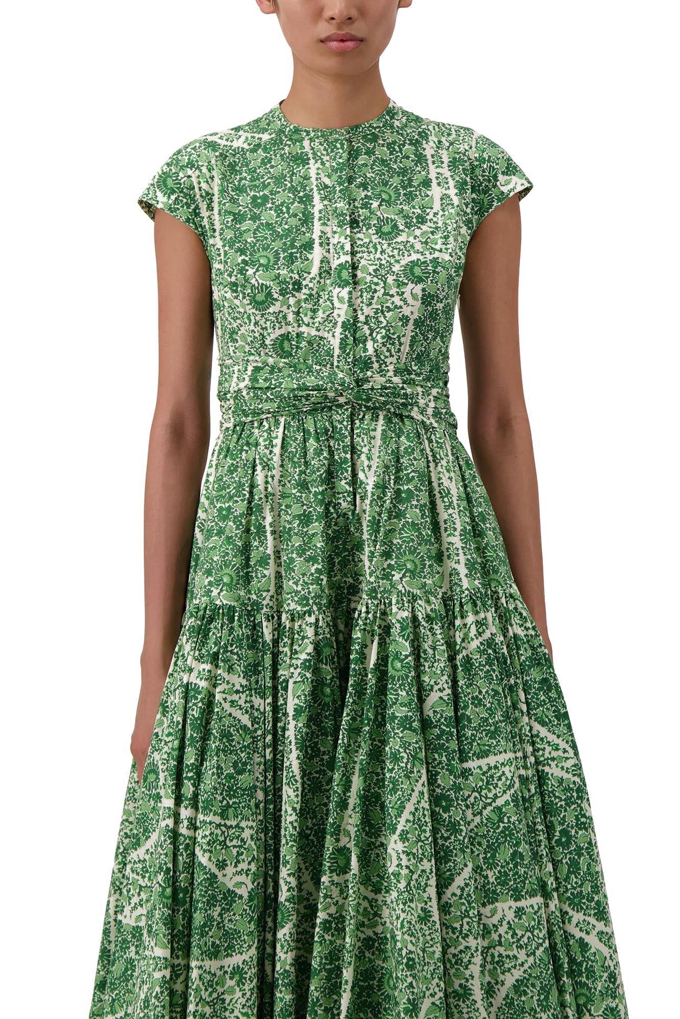 GIAMBATTISTA VALLI-Printed Poplin Dress-