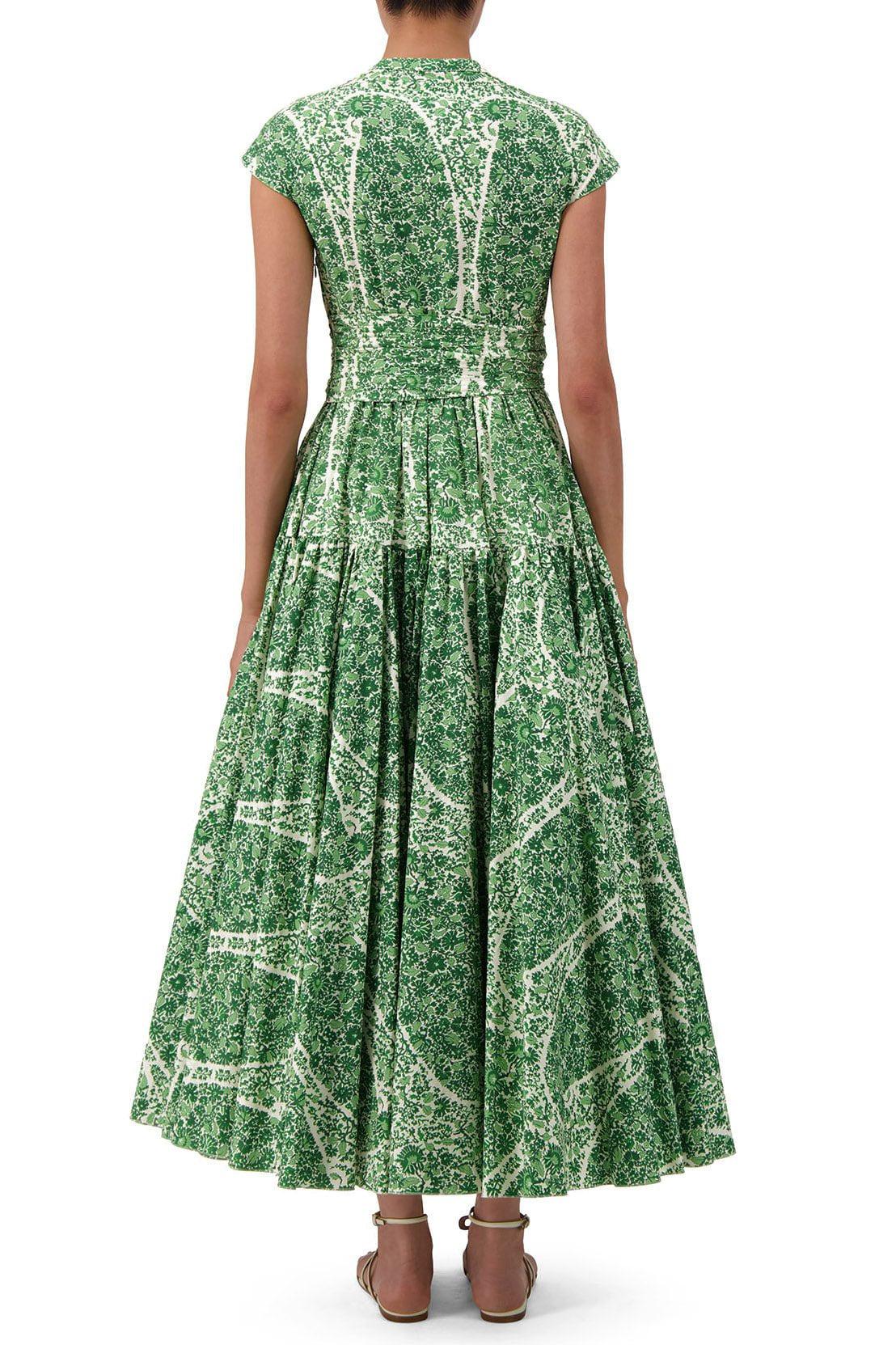GIAMBATTISTA VALLI-Printed Poplin Dress-