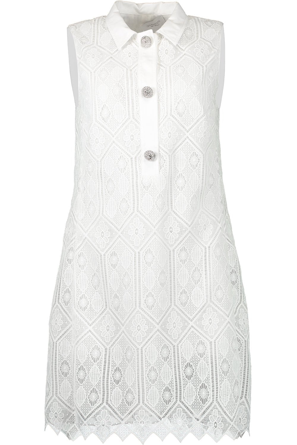 GIAMBATTISTA VALLI-Sleeveless Mini Shirt Dress-