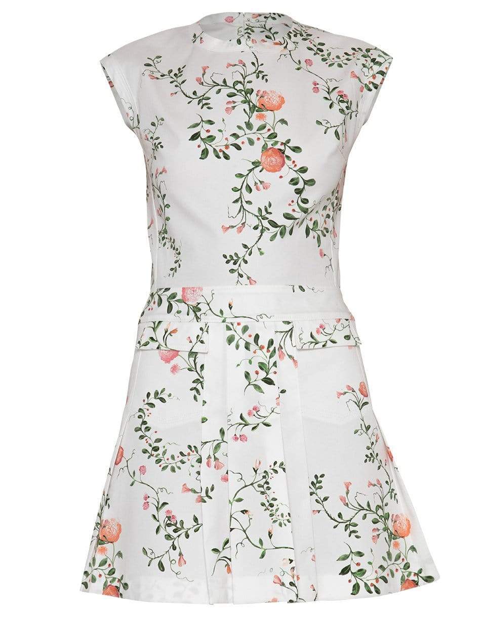 GIAMBATTISTA VALLI-Botanical Printed Poplin Dress-