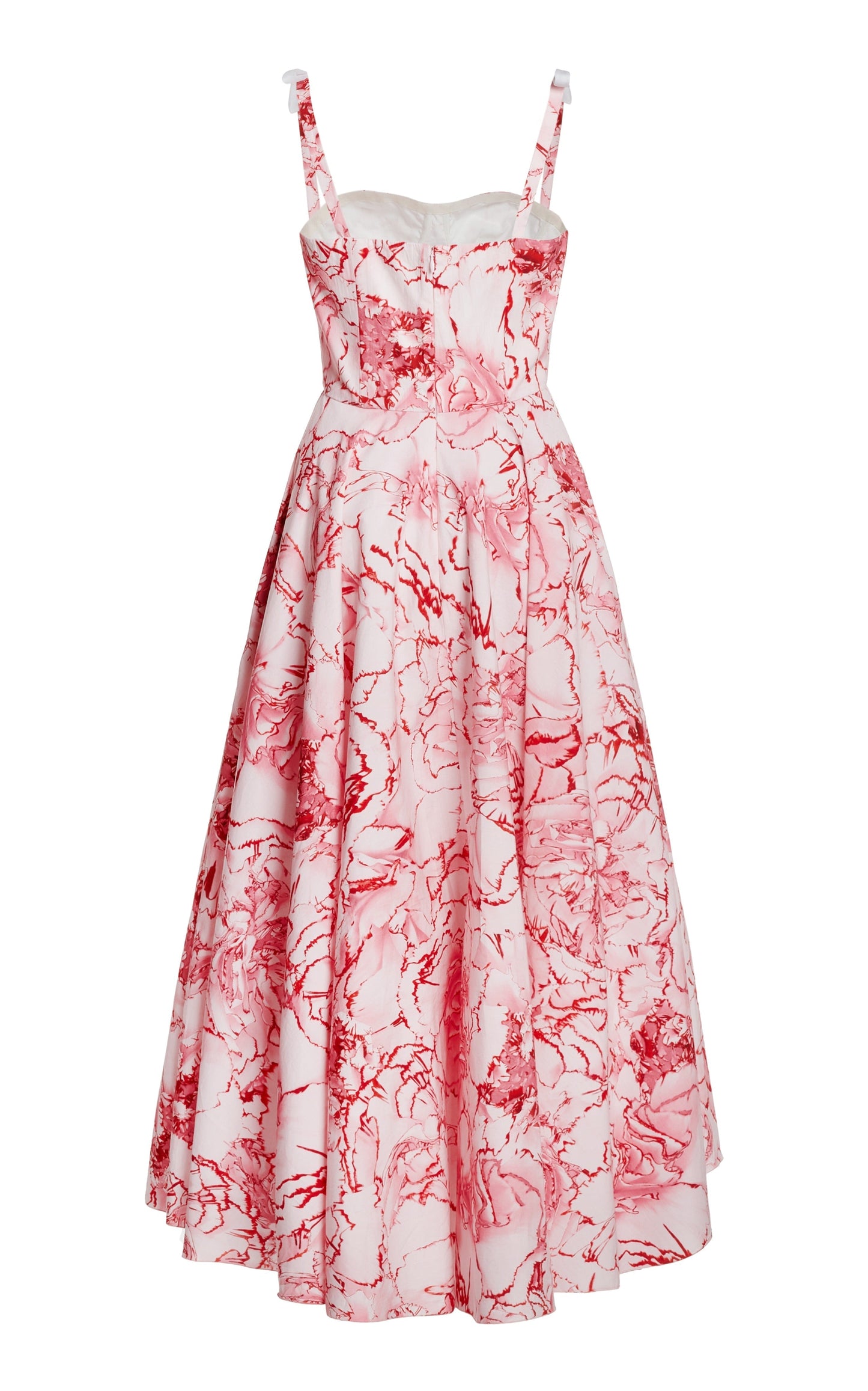 GIAMBATTISTA VALLI-Printed Poplin Midi Dress-