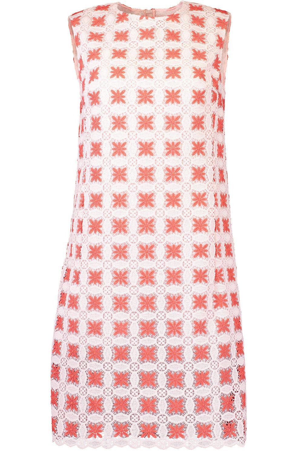 Sleeveless Mini Dress-ROSE/RED-40-CLOTHINGDRESSCASUAL-GIAMBATTISTA VALLI