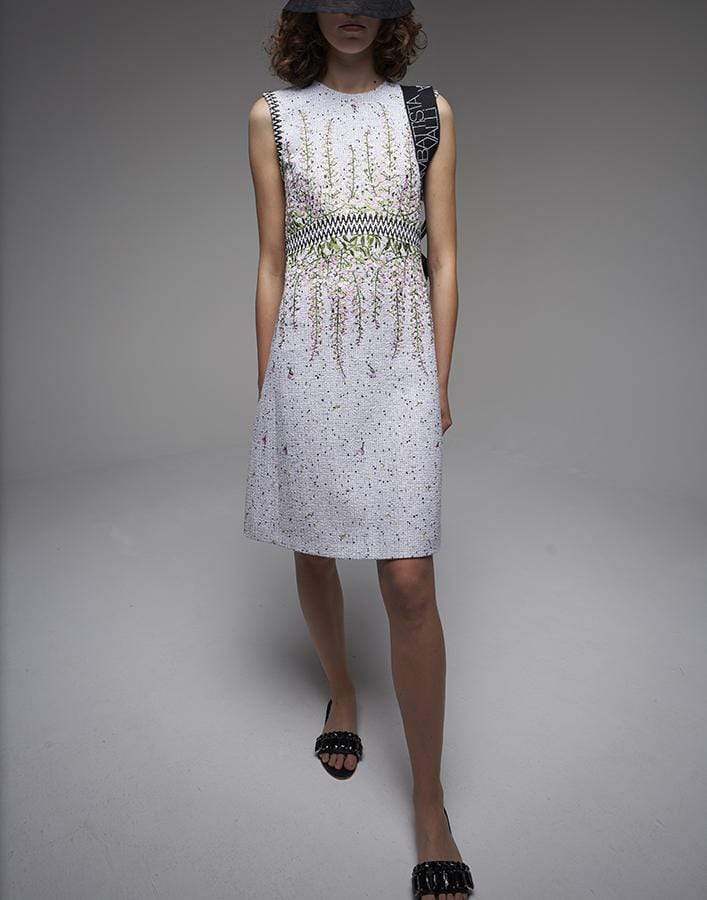 GIAMBATTISTA VALLI-Sleeveless Tweed Dress-