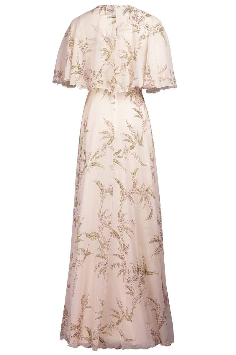 GIAMBATTISTA VALLI-Floral Maxi Dress-WHT/ROSE