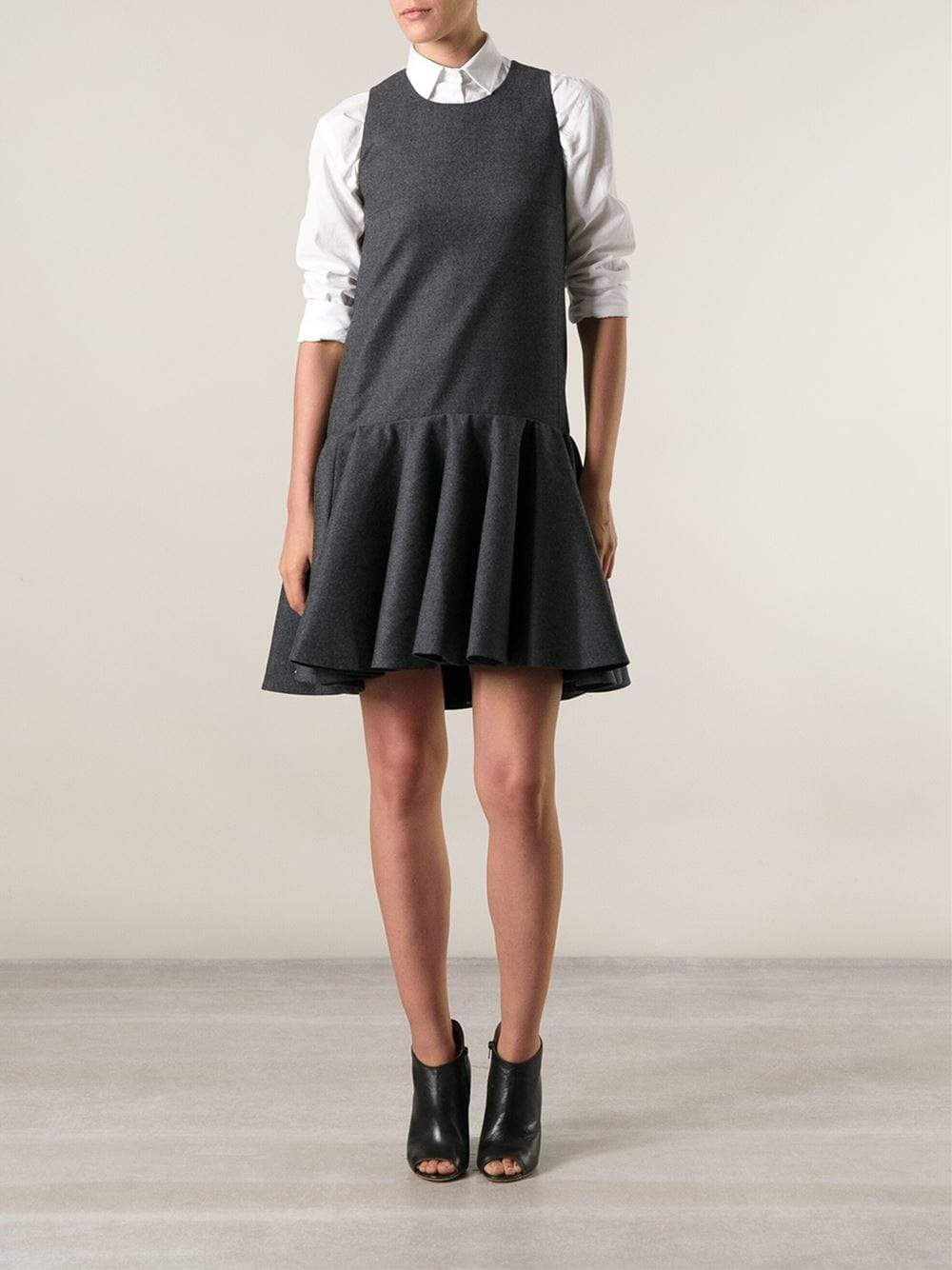 GIAMBATTISTA VALLI-Drop Waist Flare Dress-