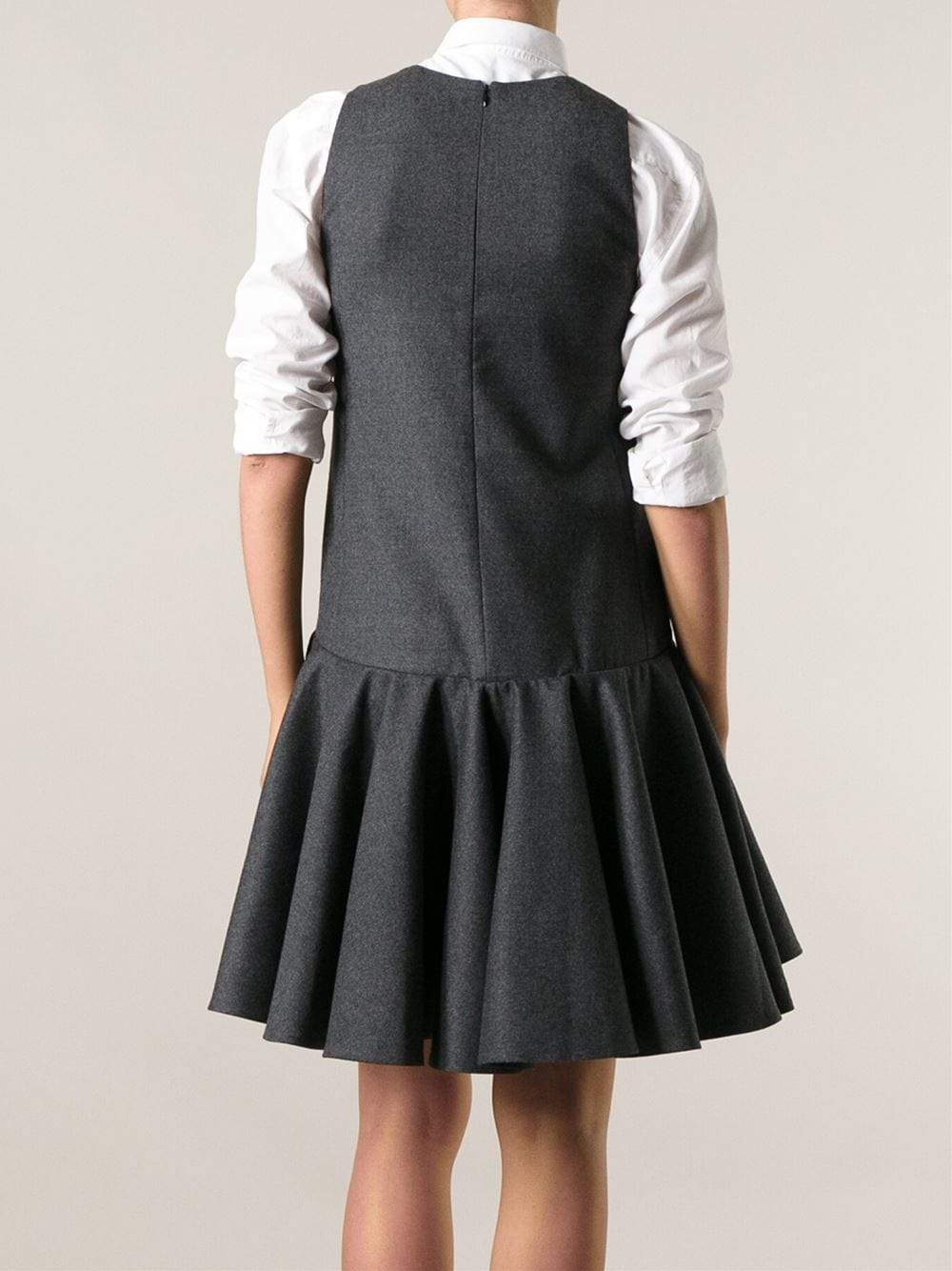 GIAMBATTISTA VALLI-Drop Waist Flare Dress-