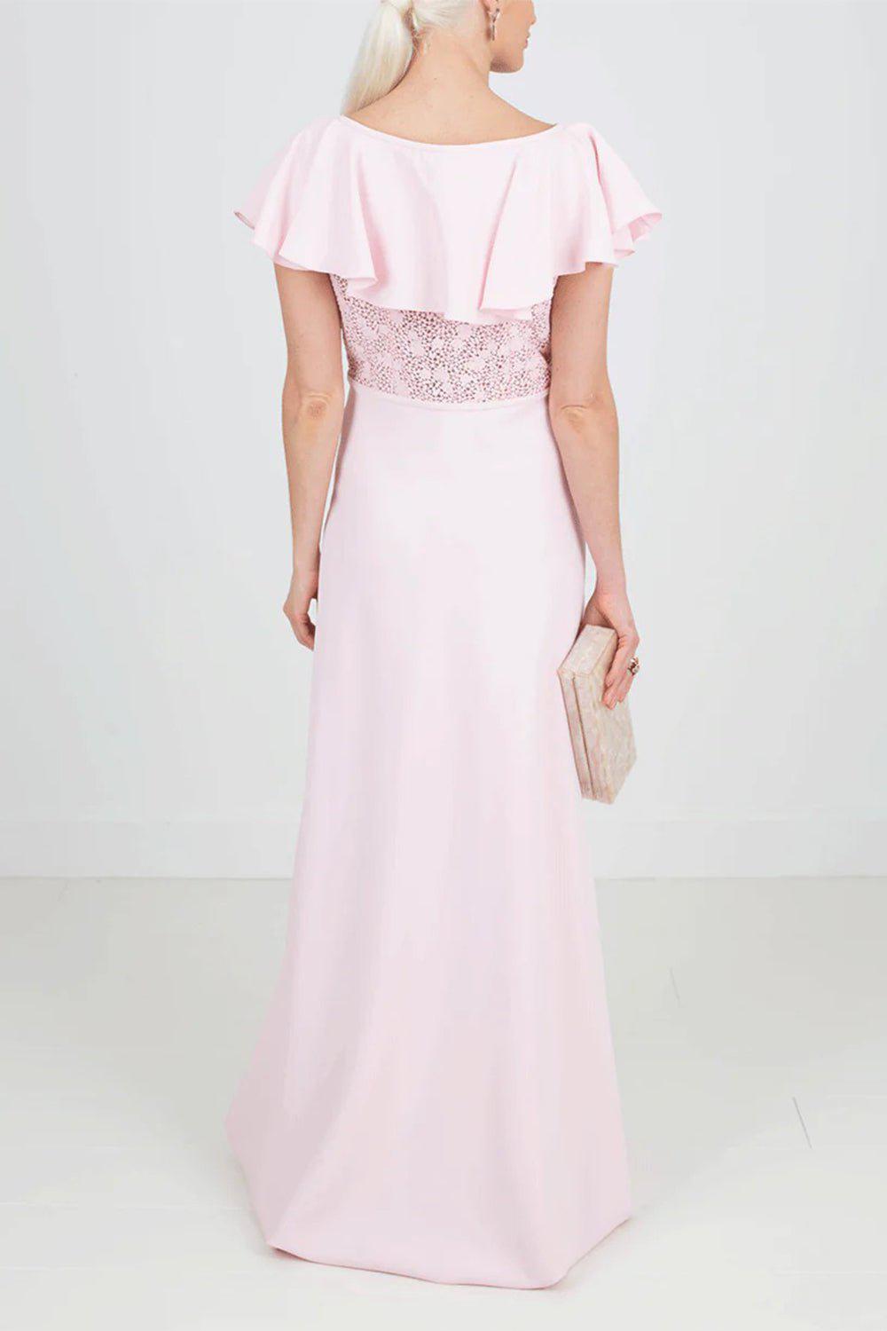 GIAMBATTISTA VALLI-Ruffle Gown-ROSA