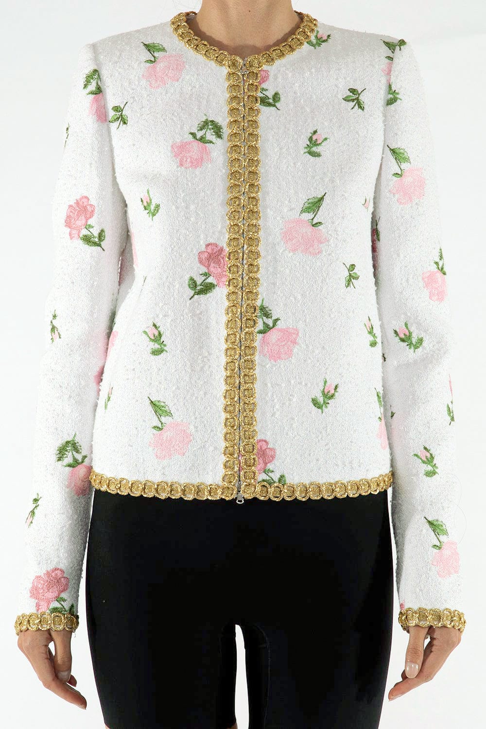 GIAMBATTISTA VALLI-Jacket With Roses-