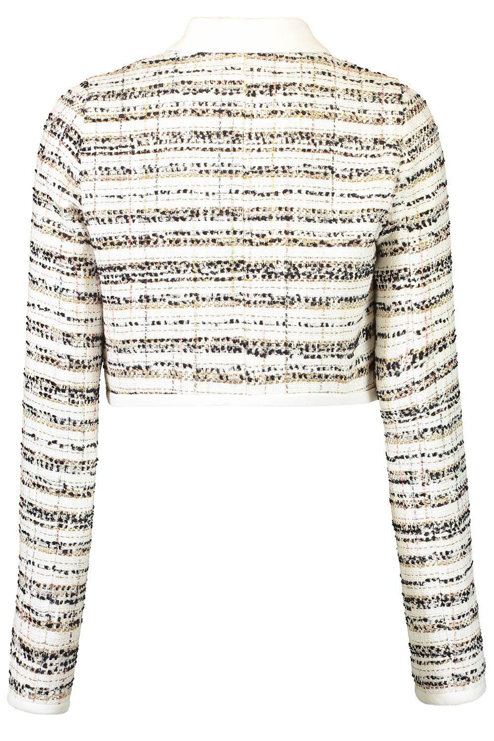 GIAMBATTISTA VALLI-Collar Crop Jacket-IVOR MLT
