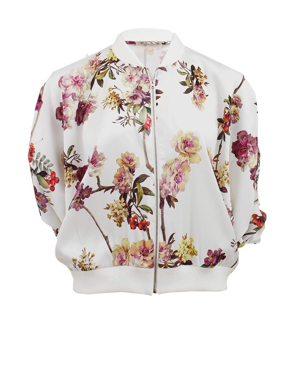 GIAMBATTISTA VALLI-Batwing Sleeve Print Bomber-
