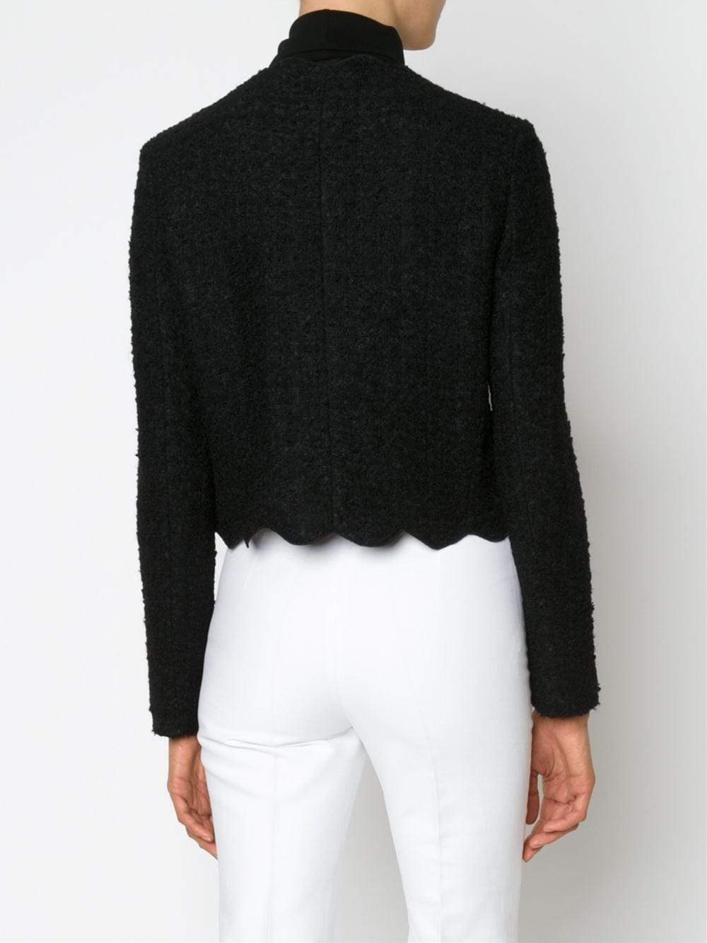 GIAMBATTISTA VALLI-Scalloped Crop Jacket-