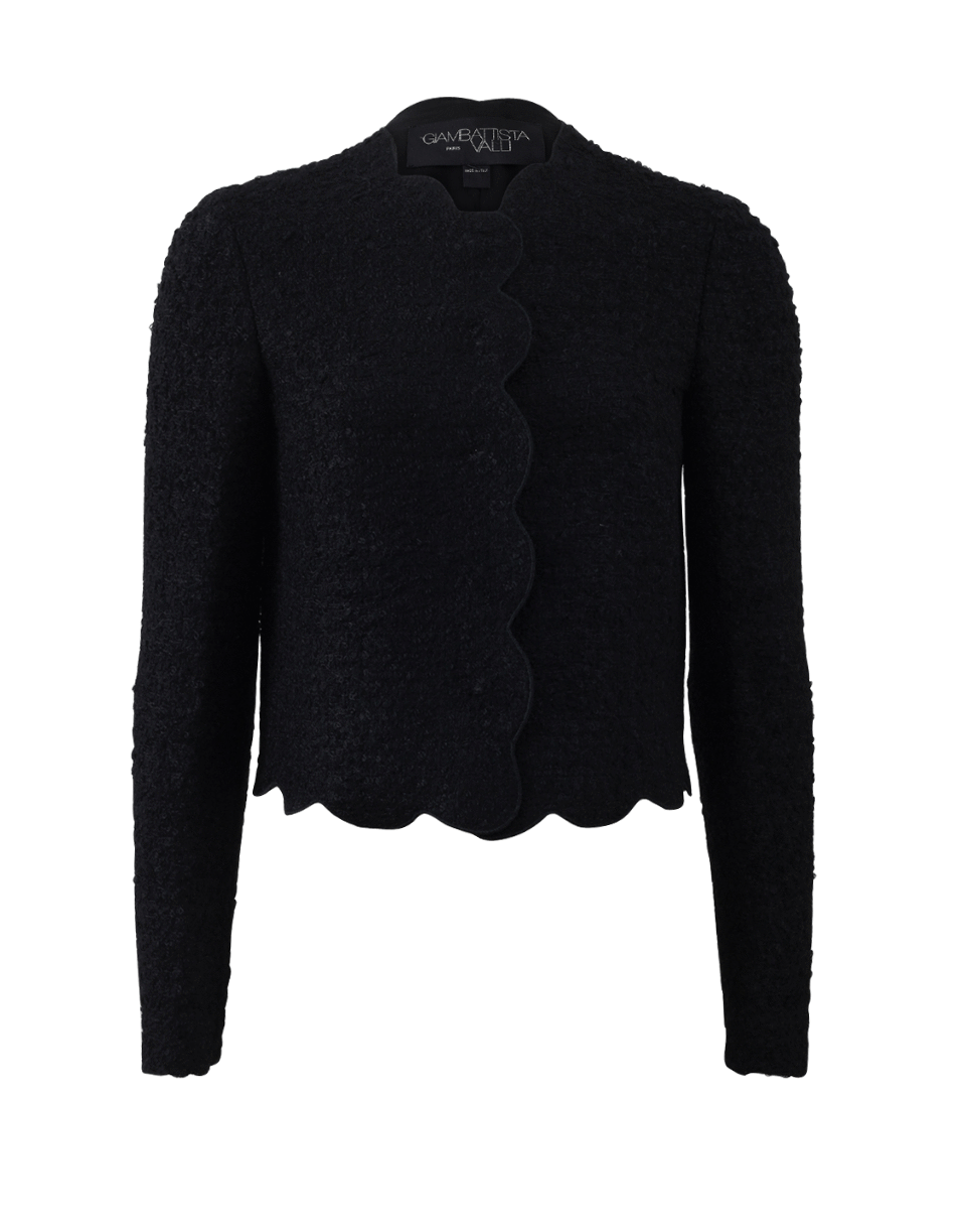 GIAMBATTISTA VALLI-Scalloped Crop Jacket-