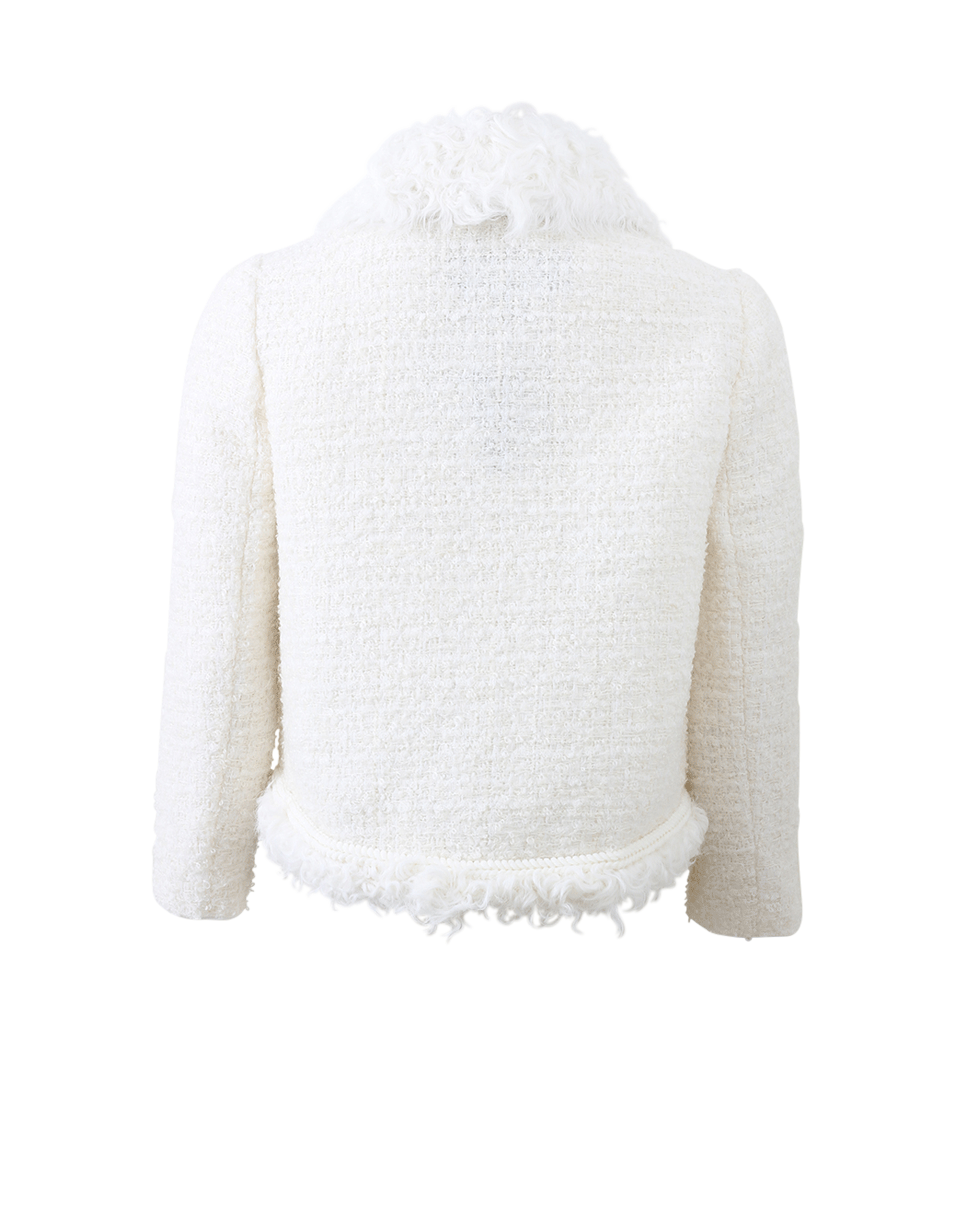 GIAMBATTISTA VALLI-Fur Trim Jacket-