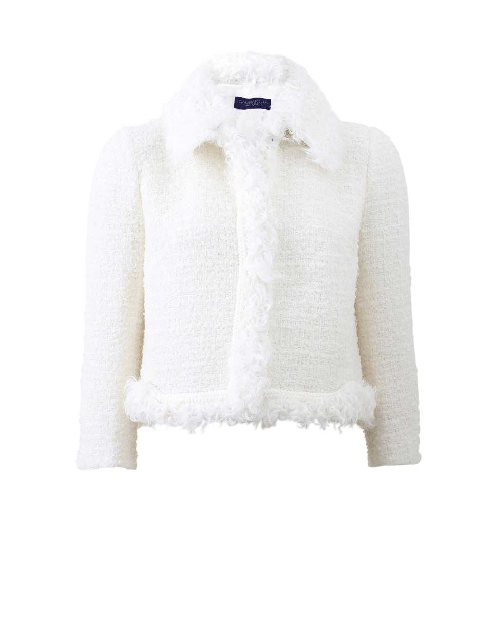 GIAMBATTISTA VALLI-Fur Trim Jacket-