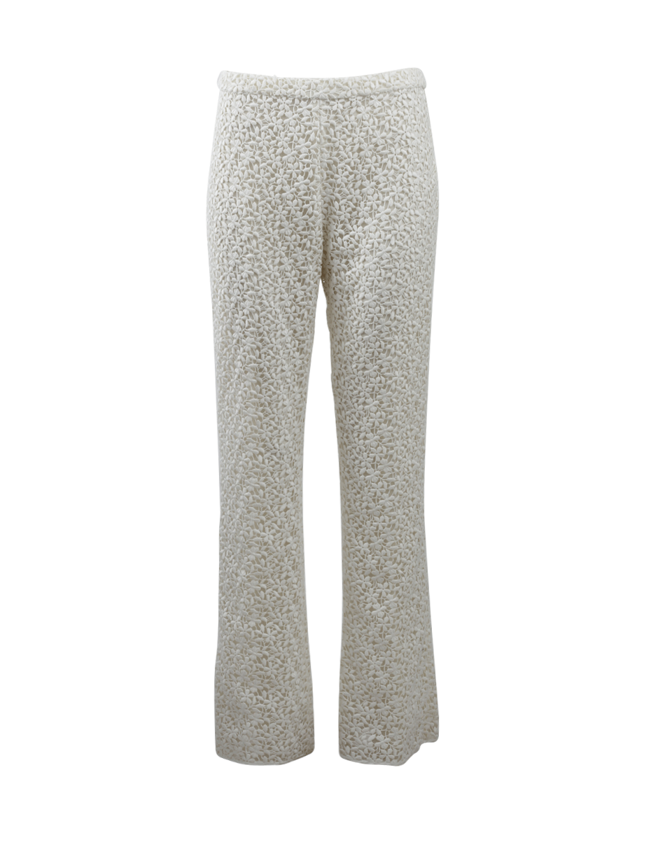 GIAMBATTISTA VALLI-Daisy Macrame Lace Pant-