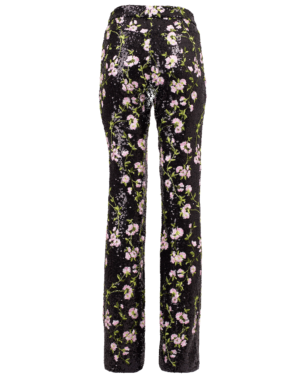 GIAMBATTISTA VALLI-Sequin Rose Trouser-