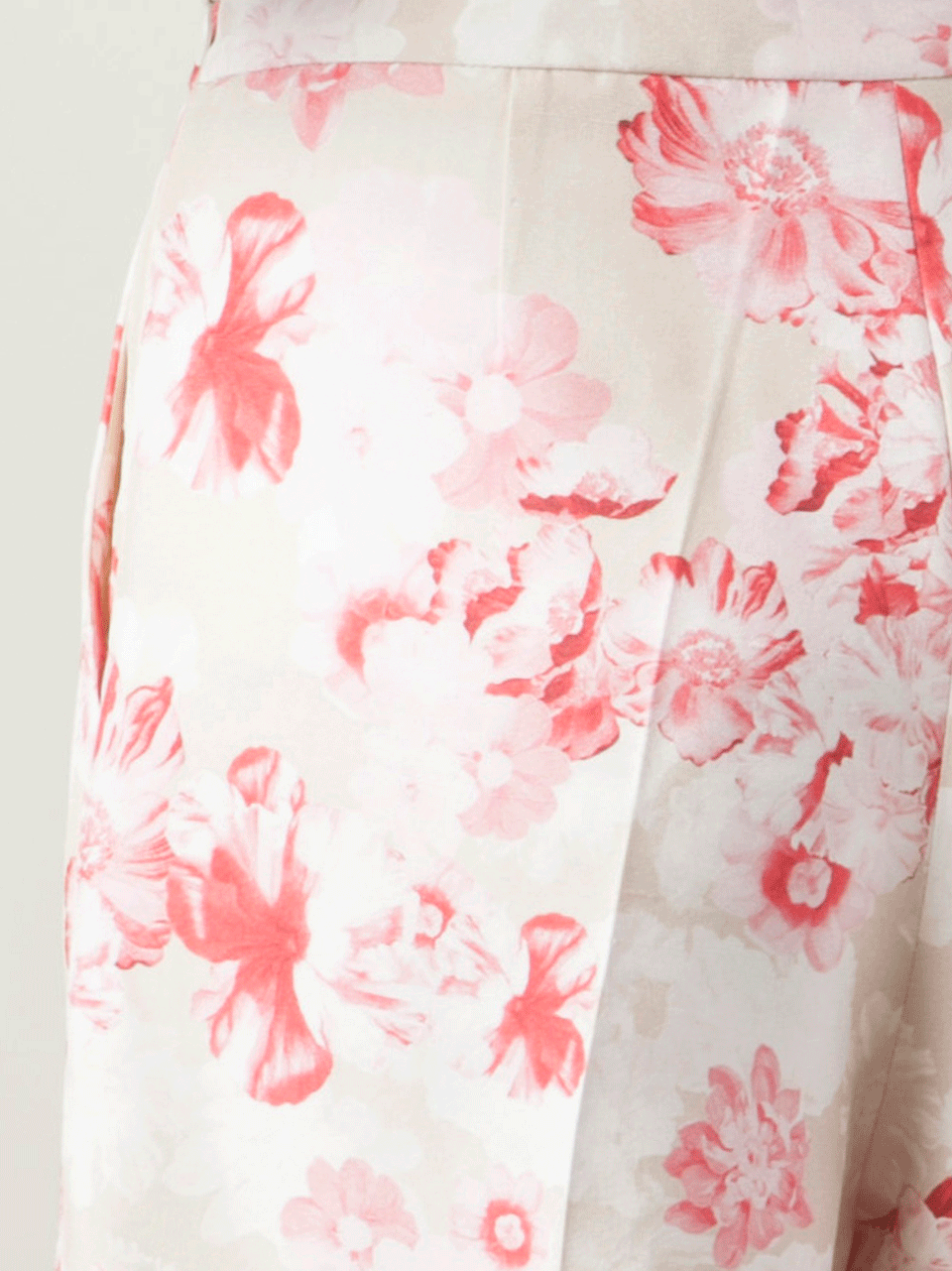 GIAMBATTISTA VALLI-Pleat Front Floral Short-